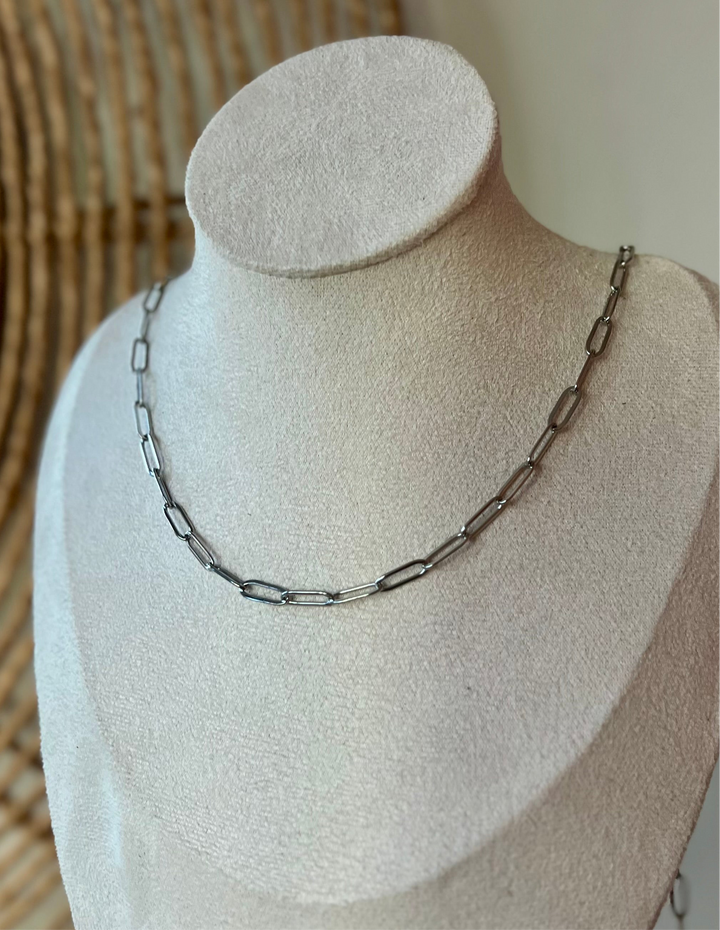 CLIP SILVER CHAIN