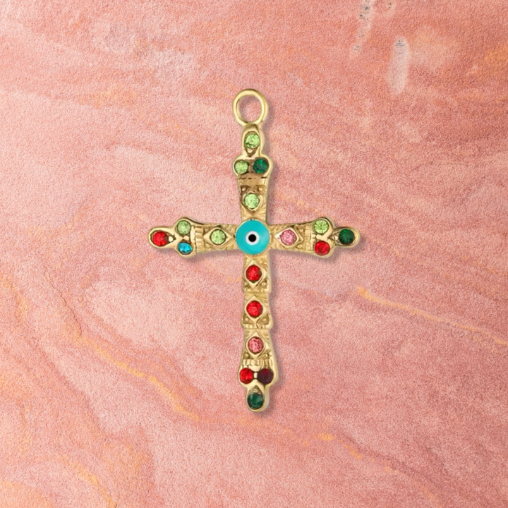 TURKEY CROSS CHARM